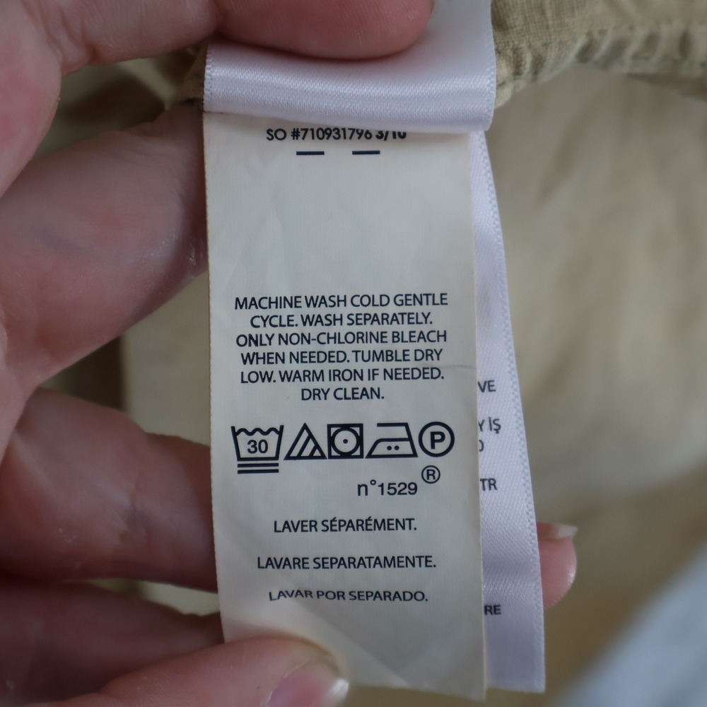 Polo Ralph Lauren Linen Button Down Mens XL Tan Classic Fit Coastal $130 NWOT - Picture 9 of 12